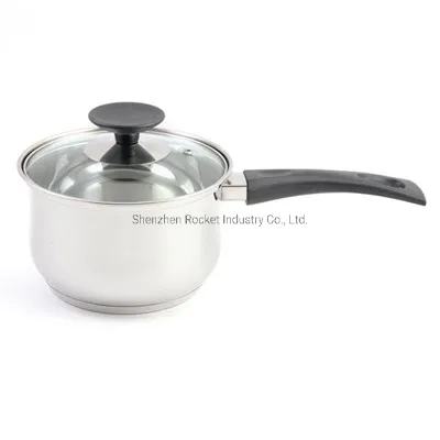 Stainless Steel Pots & Pans Ergonomic Riveted Stainless Steel Handle Stainless Steel Saucepan